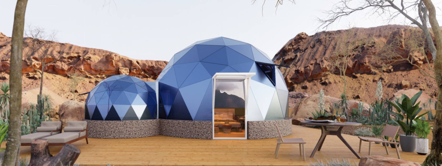 全椒县球形智能光伏玻璃星空房